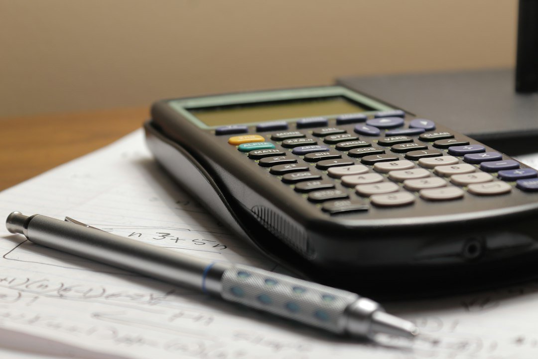 Personal finance materials and household budgeting notes