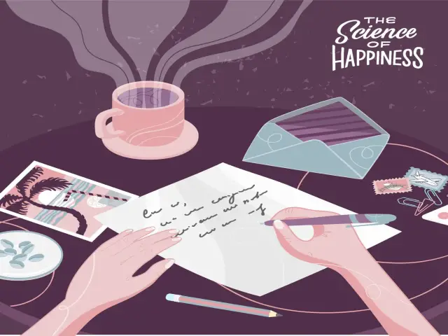 Official Happiness Break episode art for Compassionate Letter to Yourself